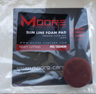 Moore Slim Line Foam Pad Maroon - Heavy Cutting 1,5" - 2" (40 - 50mm)